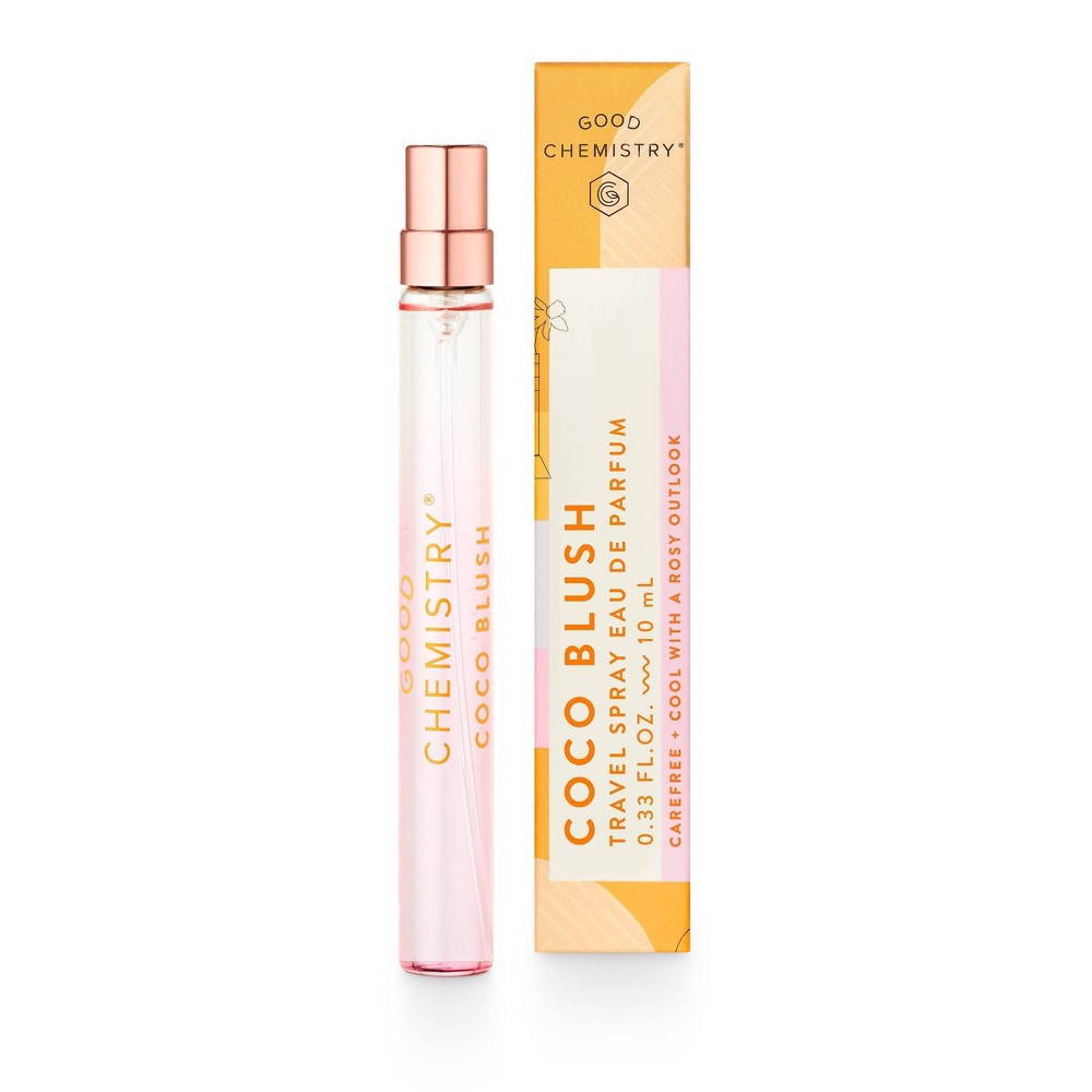 Good Chemistry Travel Spray Eau De Parfum Perfume - Coco Blush - 0.34 Fl Oz - Bellso